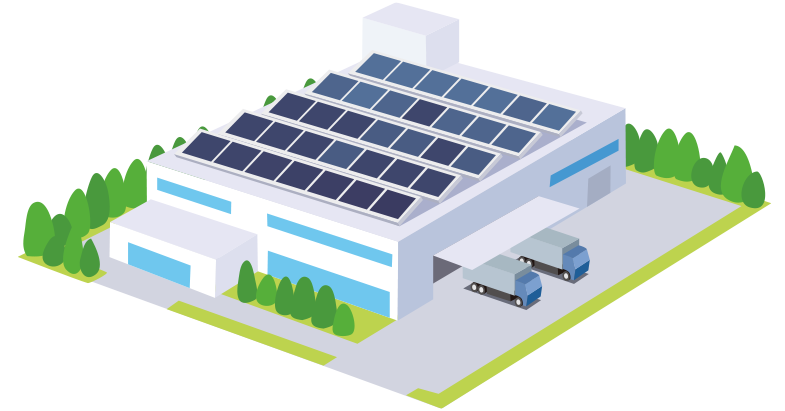 屋根設置型太陽光発電システム